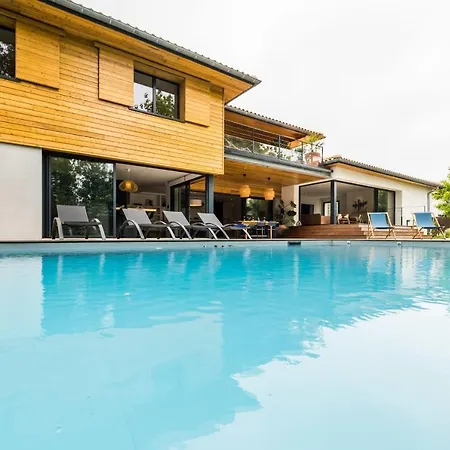 Izarra Keyweek 5 Bedrooms With Heated Pool Chiberta